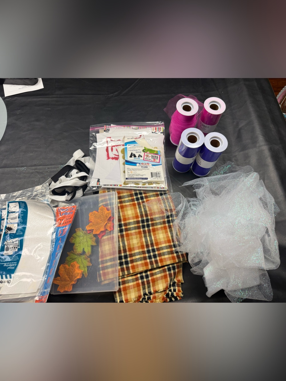 Random assortment of craft supplies